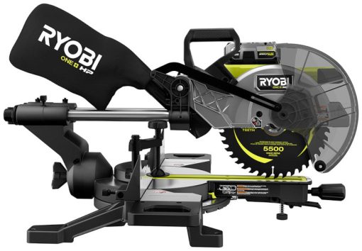 18V ONE+ HP BRUSHLESS 10" SLIDING COMPOUND MITER SAW KIT - Image 9