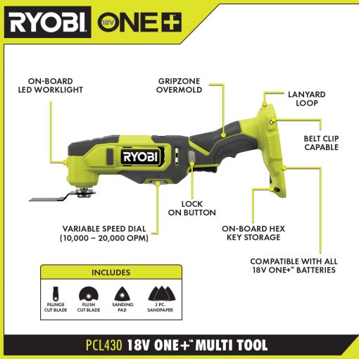 18V ONE+ 6-TOOL COMBO KIT - Image 6