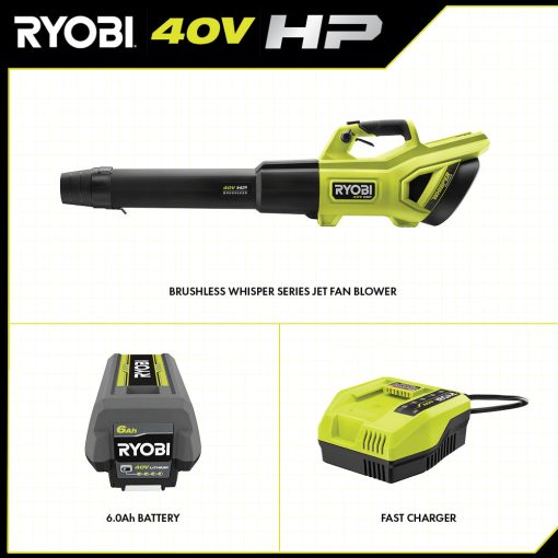 40V HP BRUSHLESS 650 CFM WHISPER SERIES BLOWER KIT - Image 2