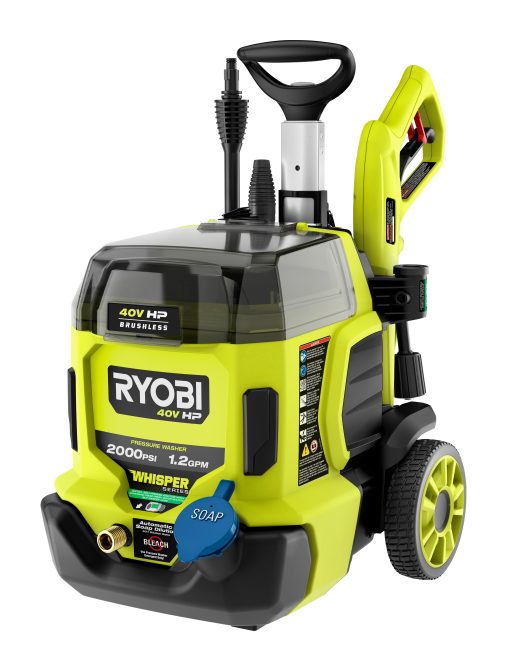 40V HP BRUSHLESS WHISPER SERIES 2000 PSI PRESSURE WASHER - Image 10