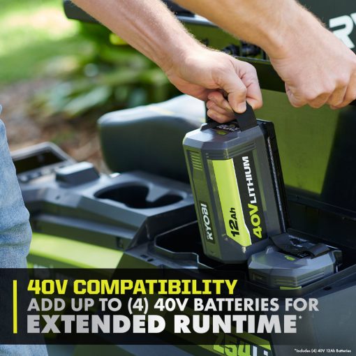 80V HP BRUSHLESS 54" LITHIUM ELECTRIC ZERO TURN RIDING MOWER KIT - Image 12