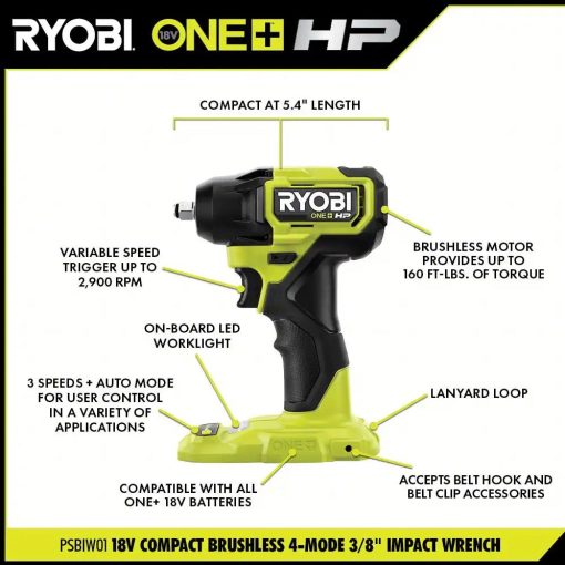 18V ONE+ HP Compact Brushless 6-Tool Combo Kit - Image 8