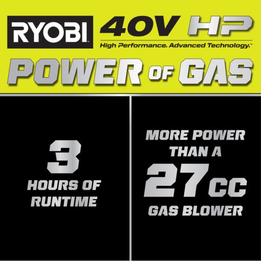 40V HP BRUSHLESS 730 CFM BLOWER & BACKPACK POWER SUPPLY KIT - Image 2