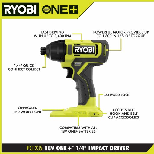 18V ONE+ 6-TOOL COMBO KIT - Image 3
