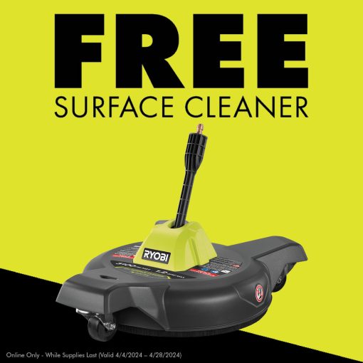 BRUSHLESS 2500 PSI ELECTRIC PRESSURE WASHER WITH FREE 12" 2300 PSI SURFACE CLEANER - Image 2