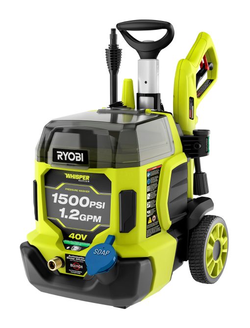 40V HP BRUSHLESS WHISPER SERIES 1500 PSI 1.2 GPM PRESSURE WASHER - Image 9