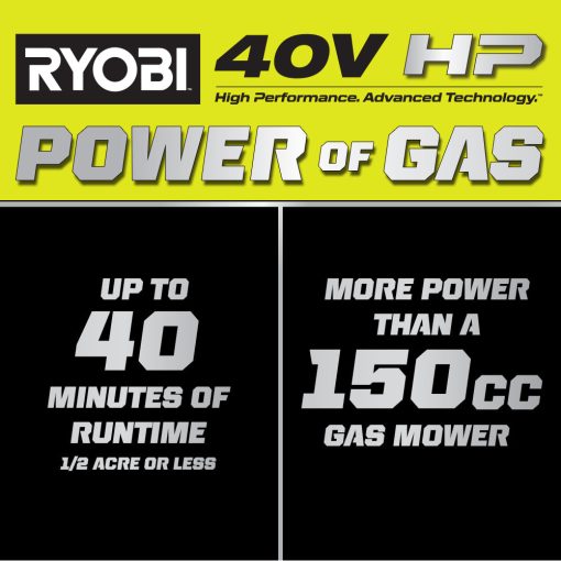 40V HP BRUSHLESS 20" SELF-PROPELLED LAWN MOWER - Image 2