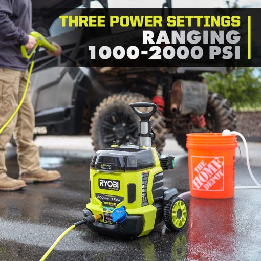 40V HP BRUSHLESS WHISPER SERIES 2000 PSI PRESSURE WASHER - Image 7