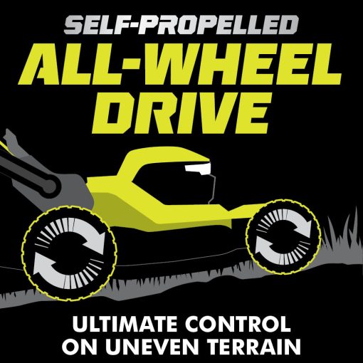 40V HP BRUSHLESS 21" SELF-PROPELLED AWD MULTI-BLADE MOWER KIT - Image 6