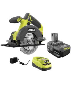 ONE+ 18V Cordless 5-1/2 in. Circular Saw Kit with 4.0 Ah Battery and Charger