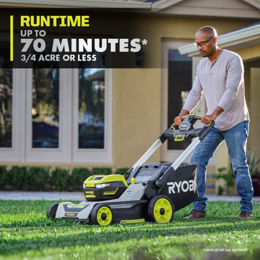 40V HP BRUSHLESS 21" MULTI-BLADE PUSH MOWER KIT - Image 6