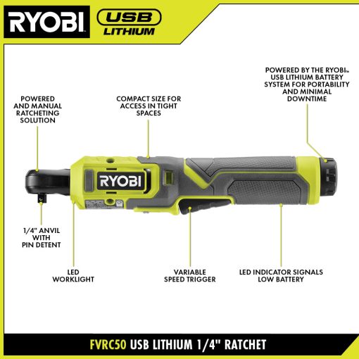 USB LITHIUM 1/4" RATCHET KIT - 图片 3