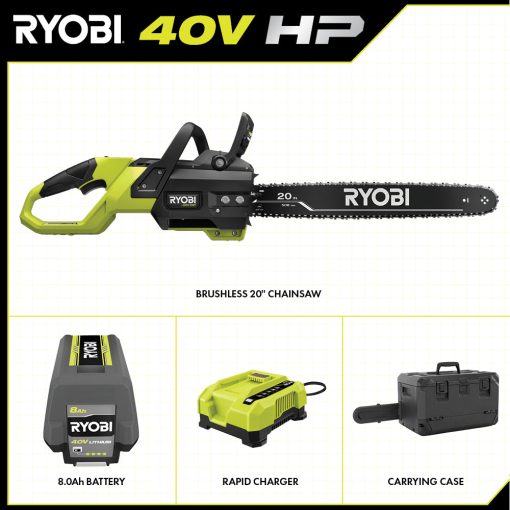 40V HP BRUSHLESS 20" CHAINSAW KIT - 图片 3