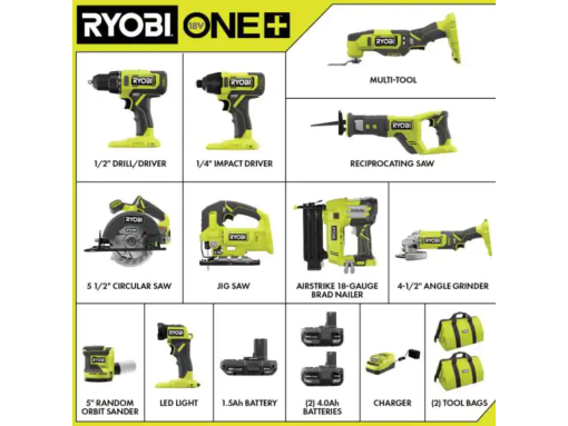 18V ONE+ 10-Tool Combo Kit - Image 2