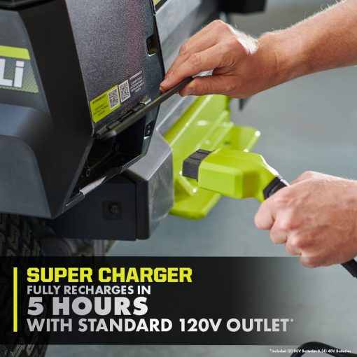 80V HP BRUSHLESS 54" LITHIUM ELECTRIC ZERO TURN RIDING MOWER KIT - Image 14