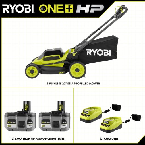 18V ONE+ HP BRUSHLESS 20" SELF-PROPELLED MOWER KIT - Image 3