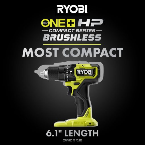 18V ONE+ HP COMPACT BRUSHLESS 1/2" HAMMER DRILL - Image 3