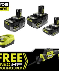 18V ONE+ LITHIUM HIGH PERFORMANCE STARTER KIT WITH FREE 18V ONE+ HP COMPACT BRUSHLESS ONE-HANDED RECIPROCATING SAW