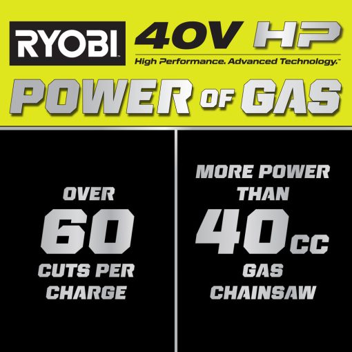 40V HP Brushless 16" Chainsaw - Image 2