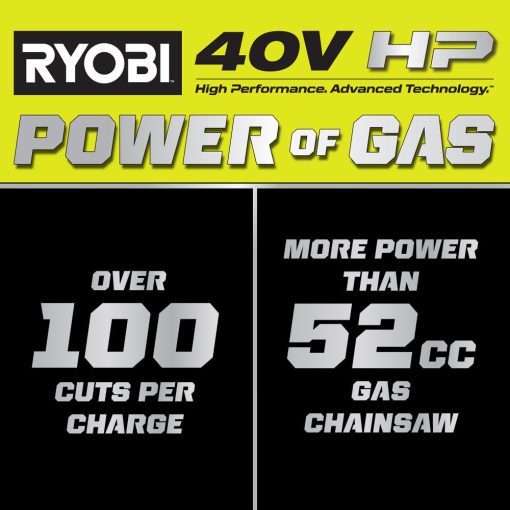 40V HP Brushless 20" Chainsaw - Image 2