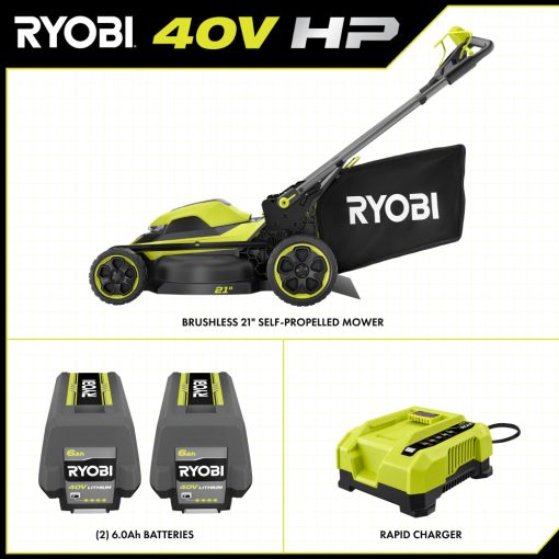 40V HP BRUSHLESS 21" SELF-PROPELLED MOWER KIT - Image 3