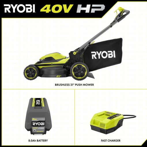40V HP BRUSHLESS 21" PUSH MOWER KIT - Image 3