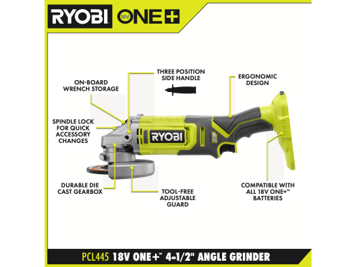 18V ONE+ 4-1/2" Angle Grinder - Image 2