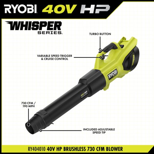 40V HP BRUSHLESS 730 CFM BLOWER - Image 3