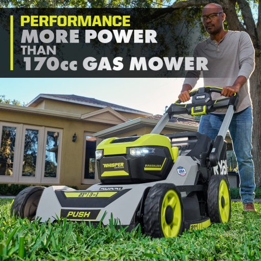 40V HP BRUSHLESS 21" MULTI-BLADE PUSH MOWER KIT - Image 5